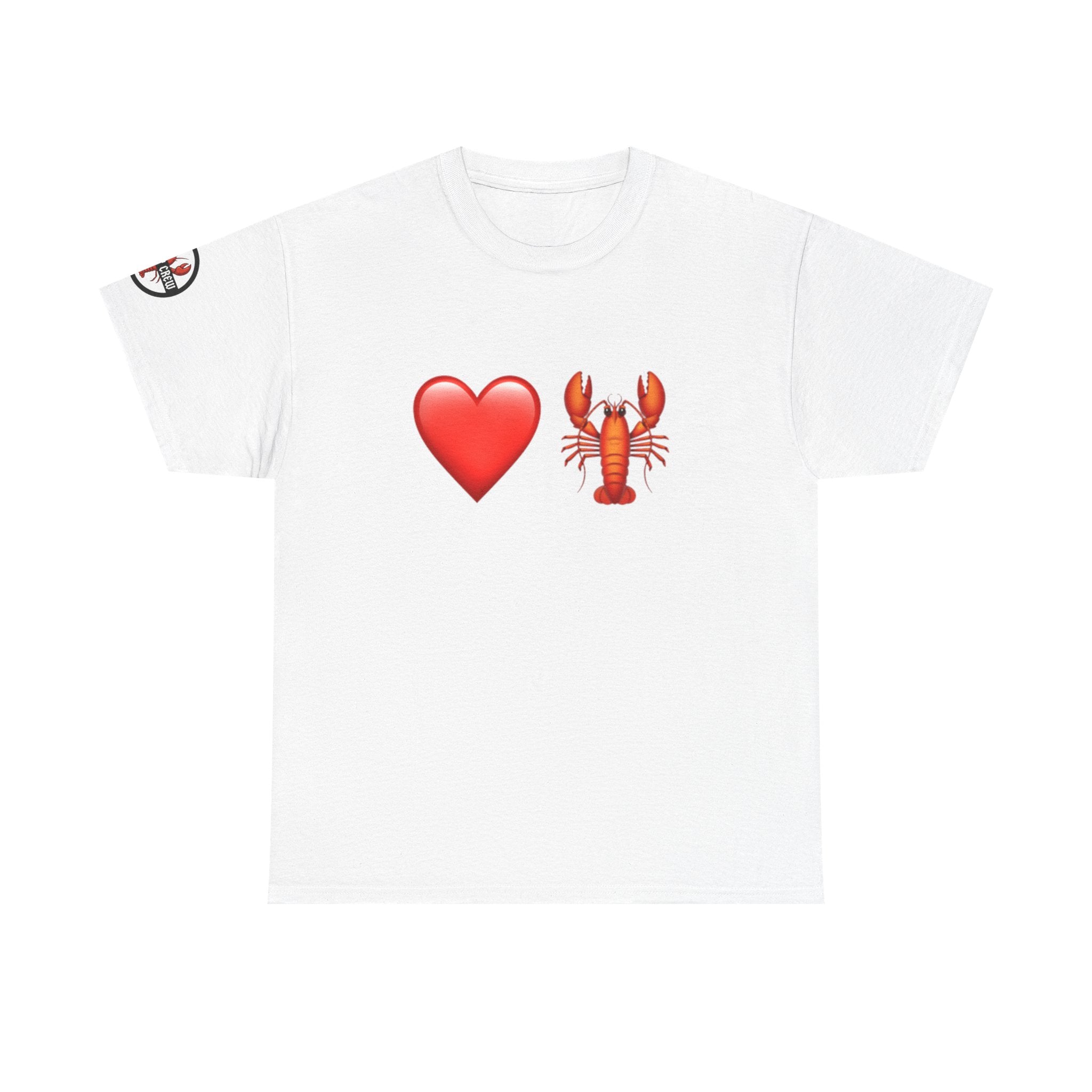 Heart & Lobster T-Shirt — Molty Crew Tee