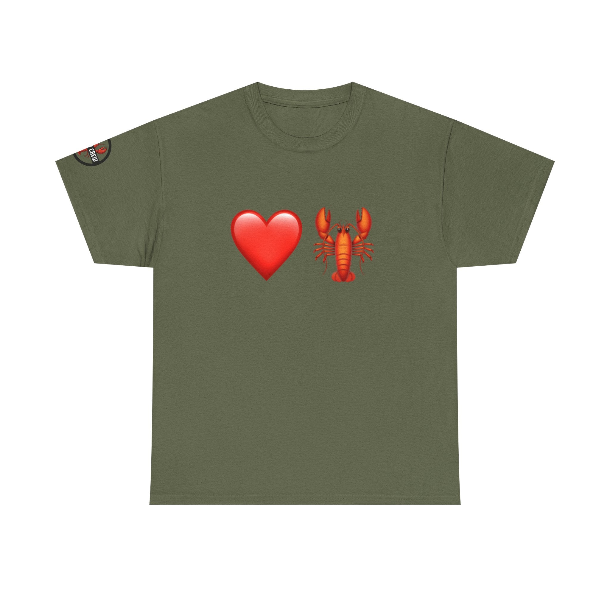 Heart & Lobster T-Shirt — Molty Crew Tee