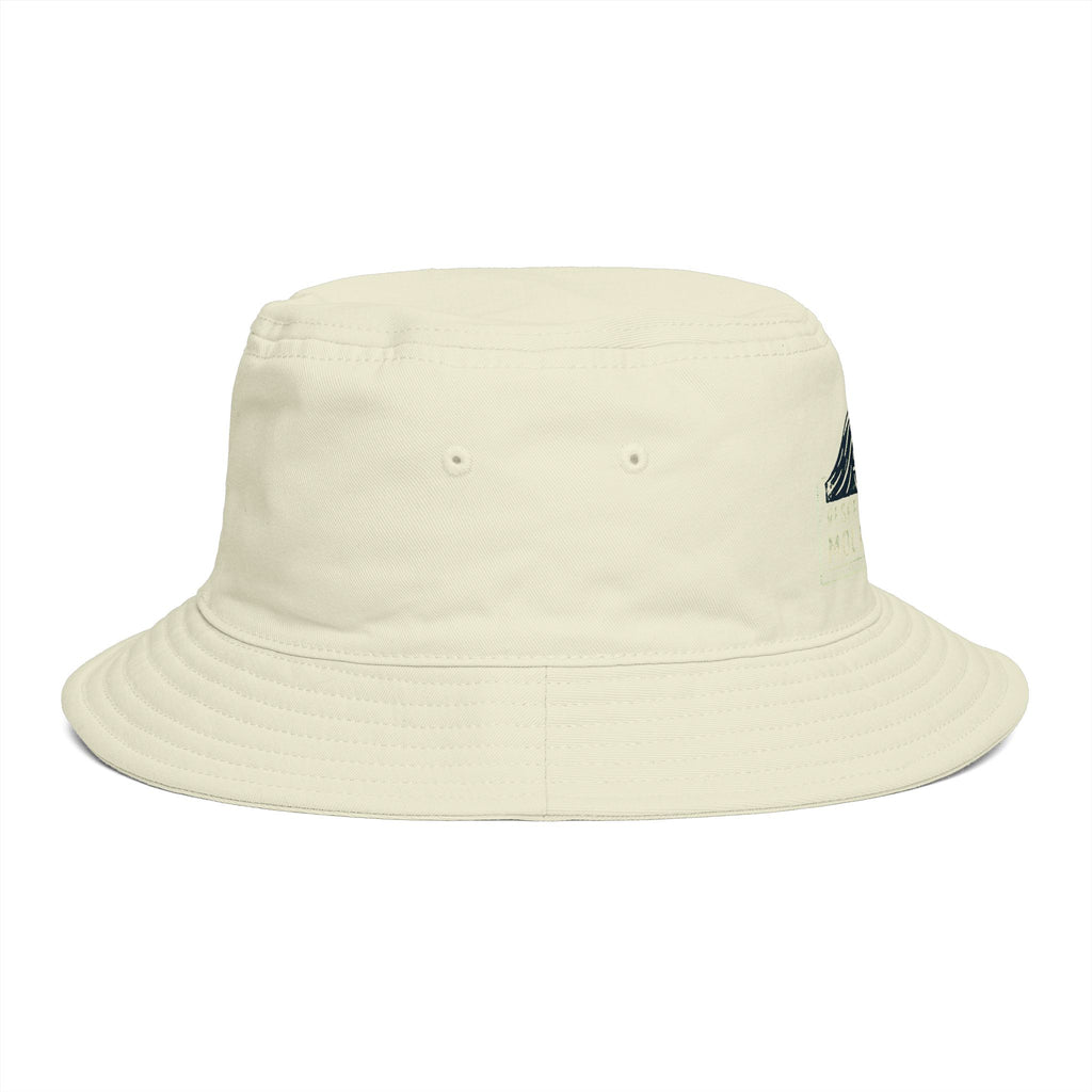 Respect The Tide Molty Crew Bucket Hat — Retro Surf Patch