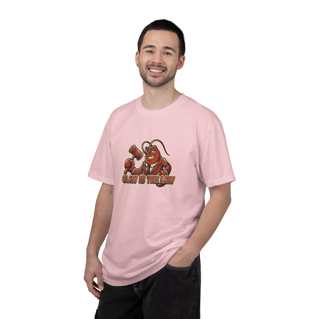 Claw Is The Law T-Shirt — Funny Lobster Judge Graphic Tee