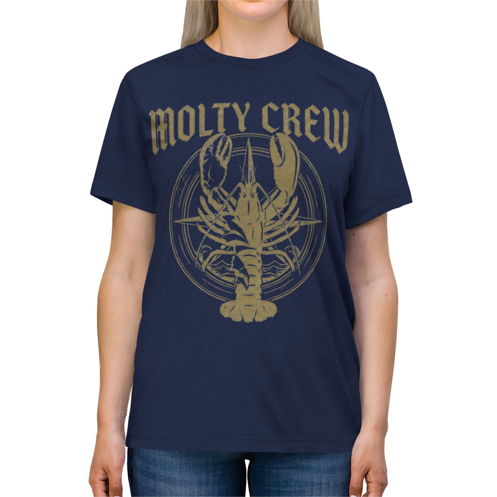 Molty Crew Lobster Tee — Retro Nautical Seafood Shirt