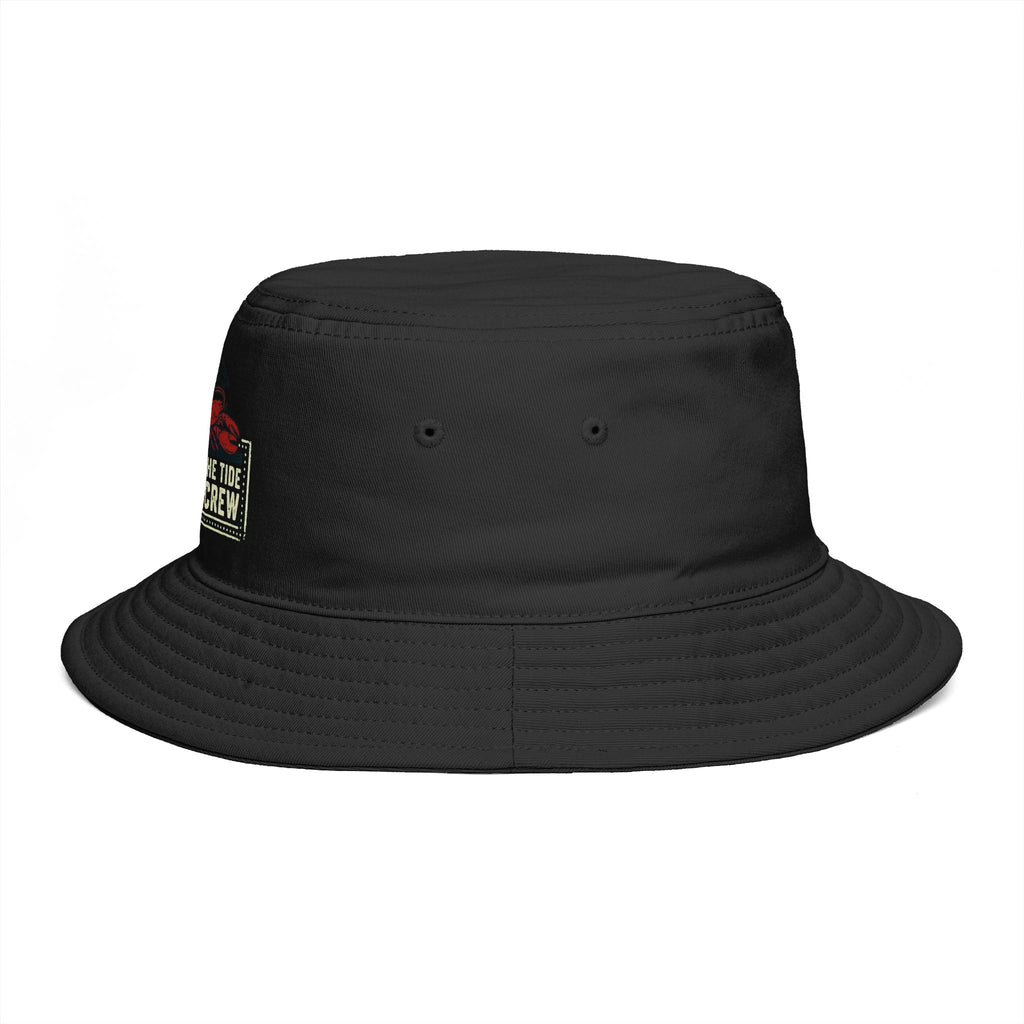 Respect The Tide Molty Crew Bucket Hat — Retro Surf Patch