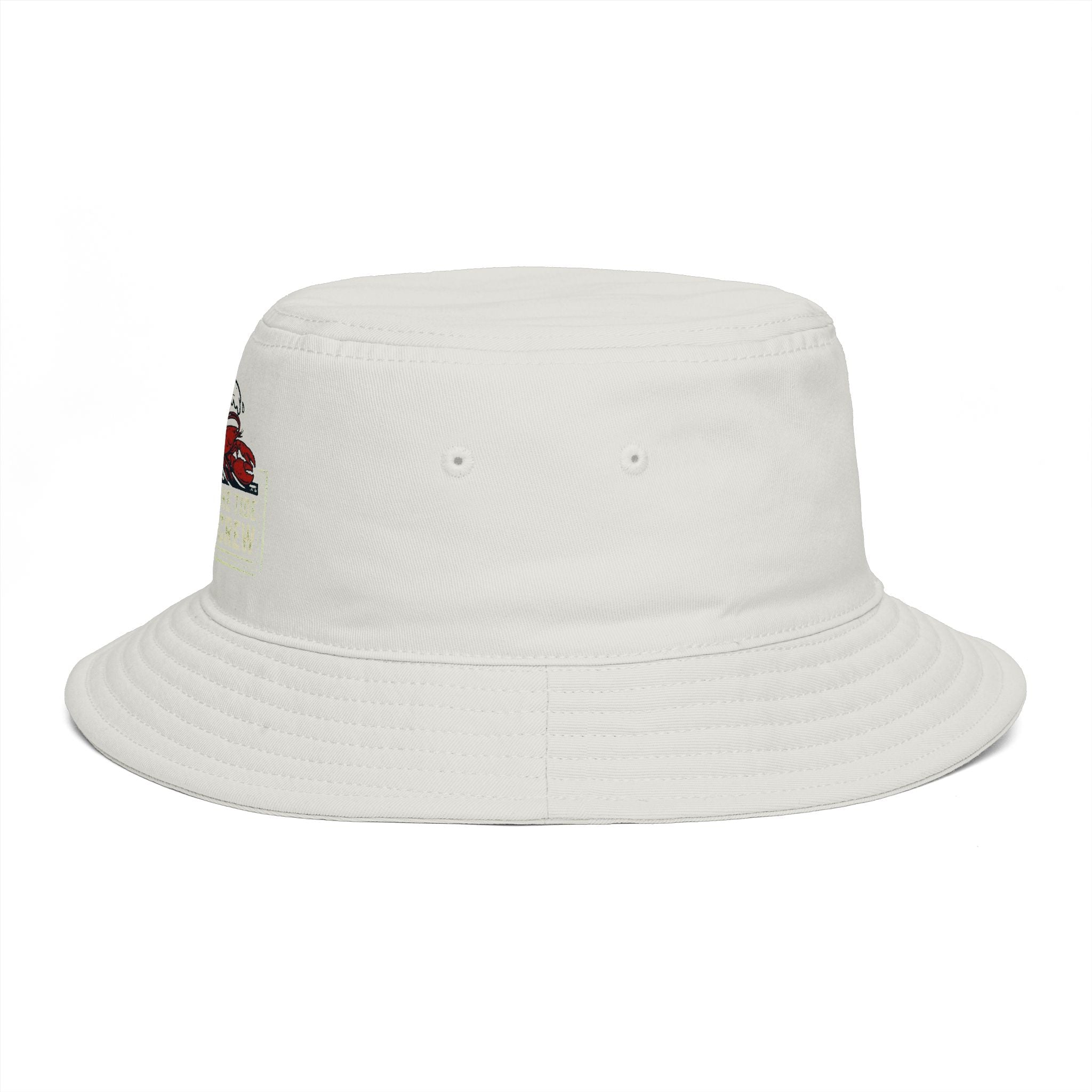 Respect The Tide Molty Crew Bucket Hat — Retro Surf Patch