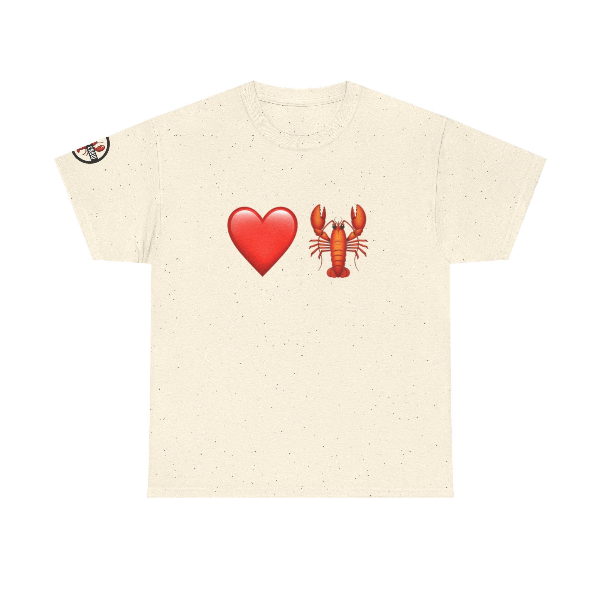 Heart & Lobster T-Shirt — Molty Crew Tee