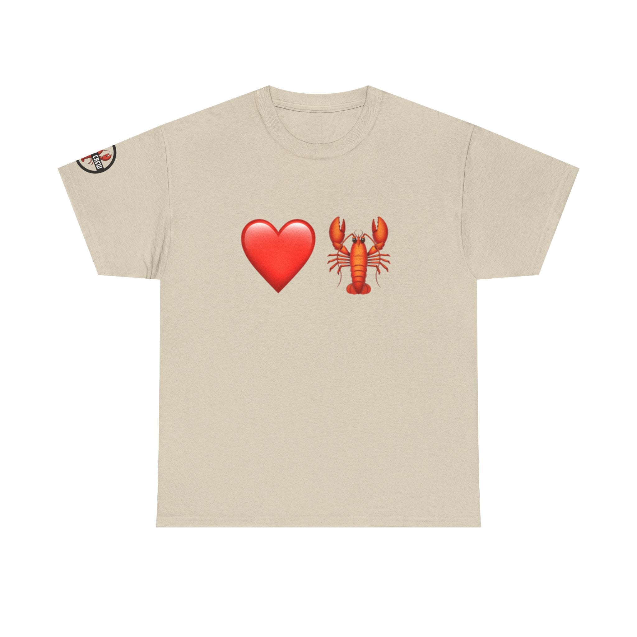 Heart & Lobster T-Shirt — Molty Crew Tee