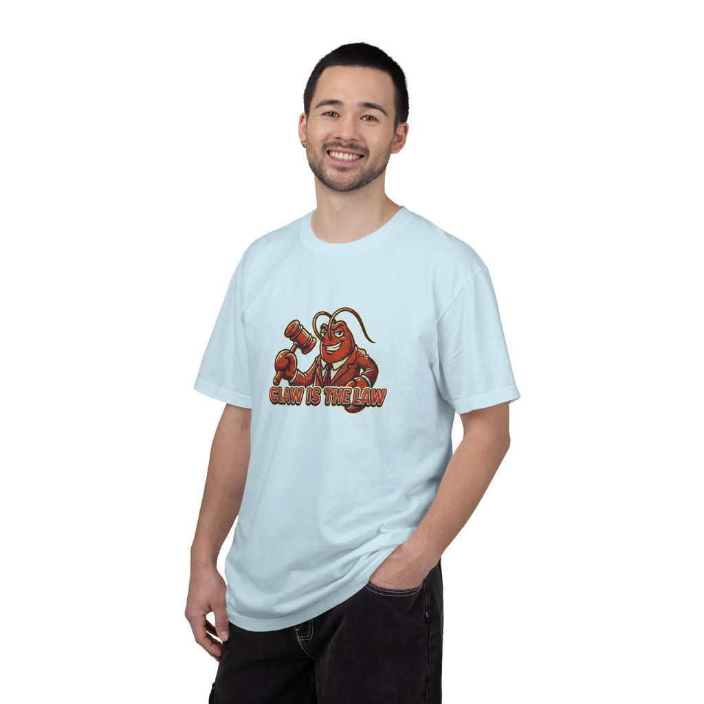 Claw Is The Law T-Shirt — Funny Lobster Judge Graphic Tee