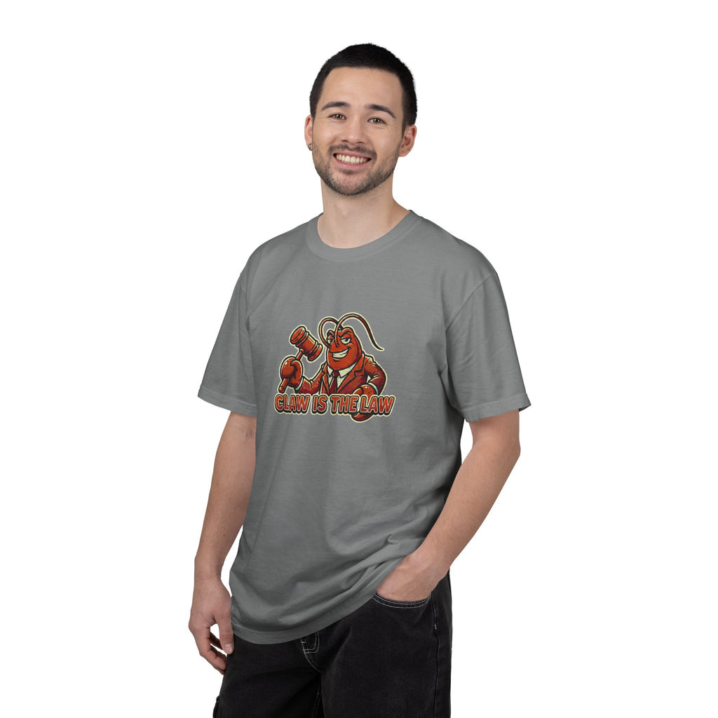 Claw Is The Law T-Shirt — Funny Lobster Judge Graphic Tee