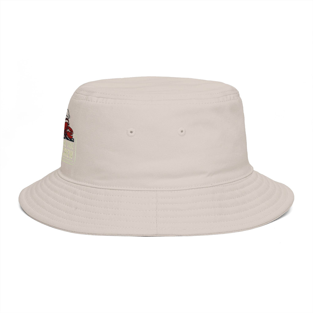 Respect The Tide Molty Crew Bucket Hat — Retro Surf Patch