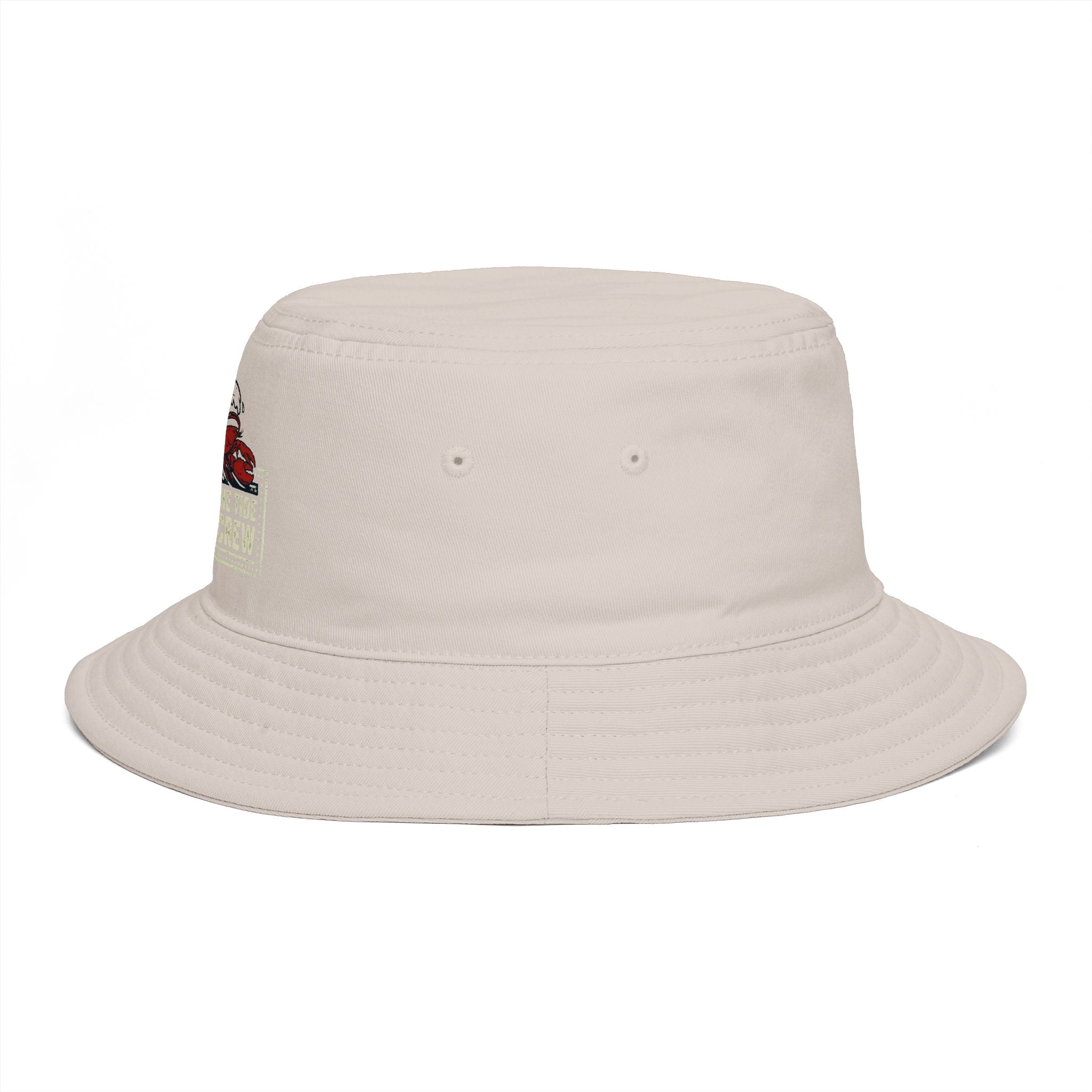 Respect The Tide Molty Crew Bucket Hat — Retro Surf Patch