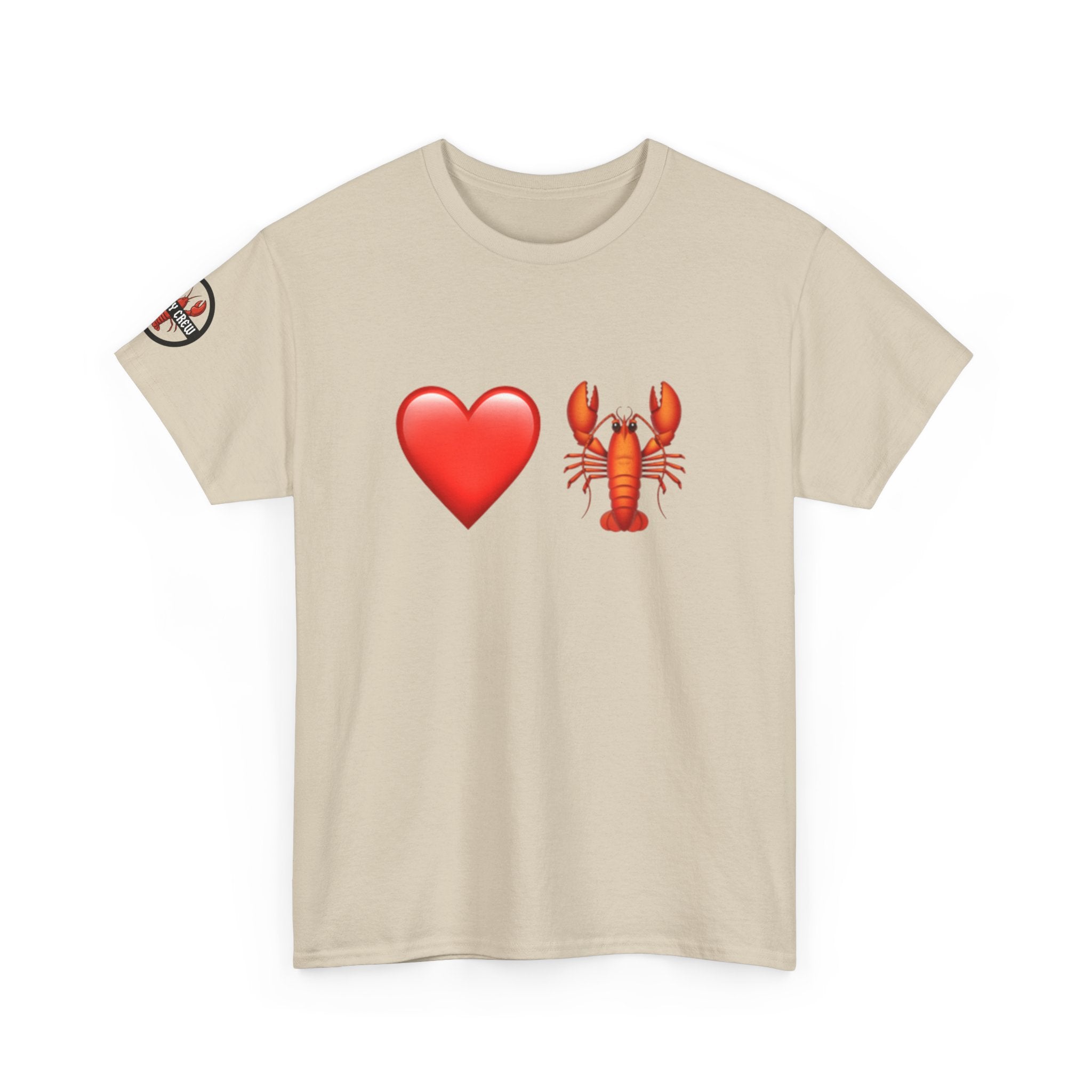 Heart & Lobster T-Shirt — Molty Crew Tee