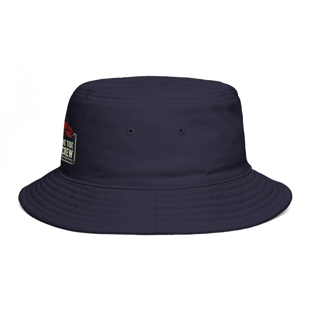 Respect The Tide Molty Crew Bucket Hat — Retro Surf Patch