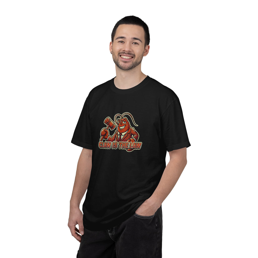 Claw Is The Law T-Shirt — Funny Lobster Judge Graphic Tee