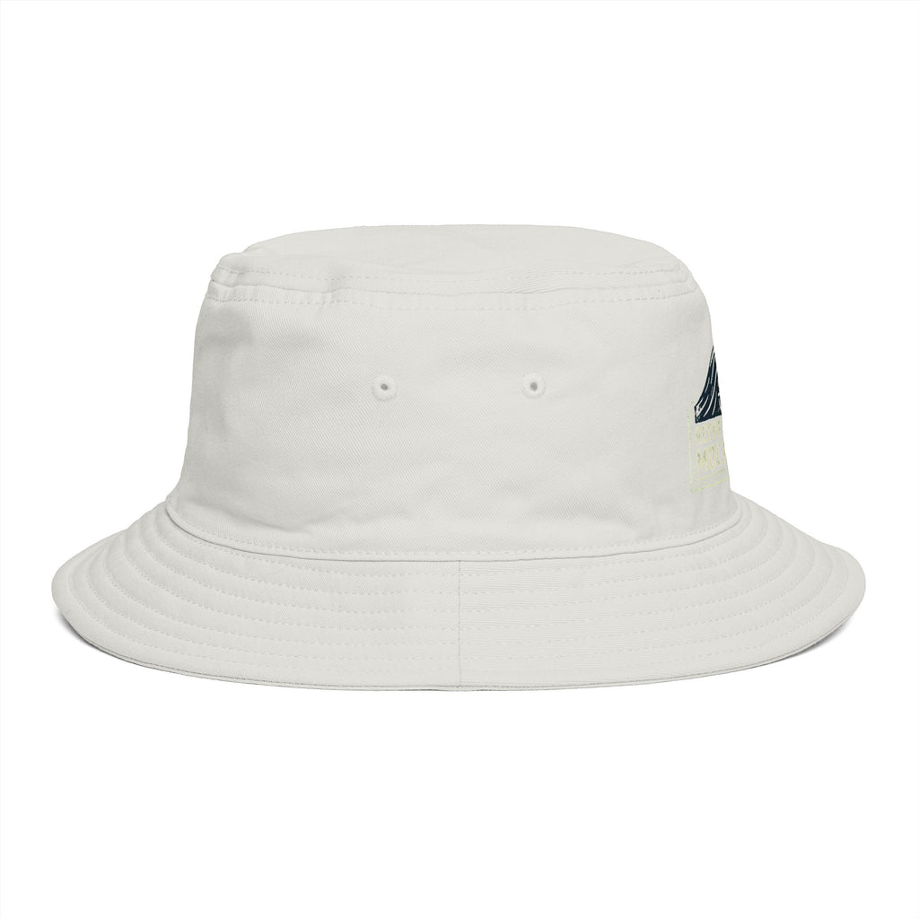 Respect The Tide Molty Crew Bucket Hat — Retro Surf Patch