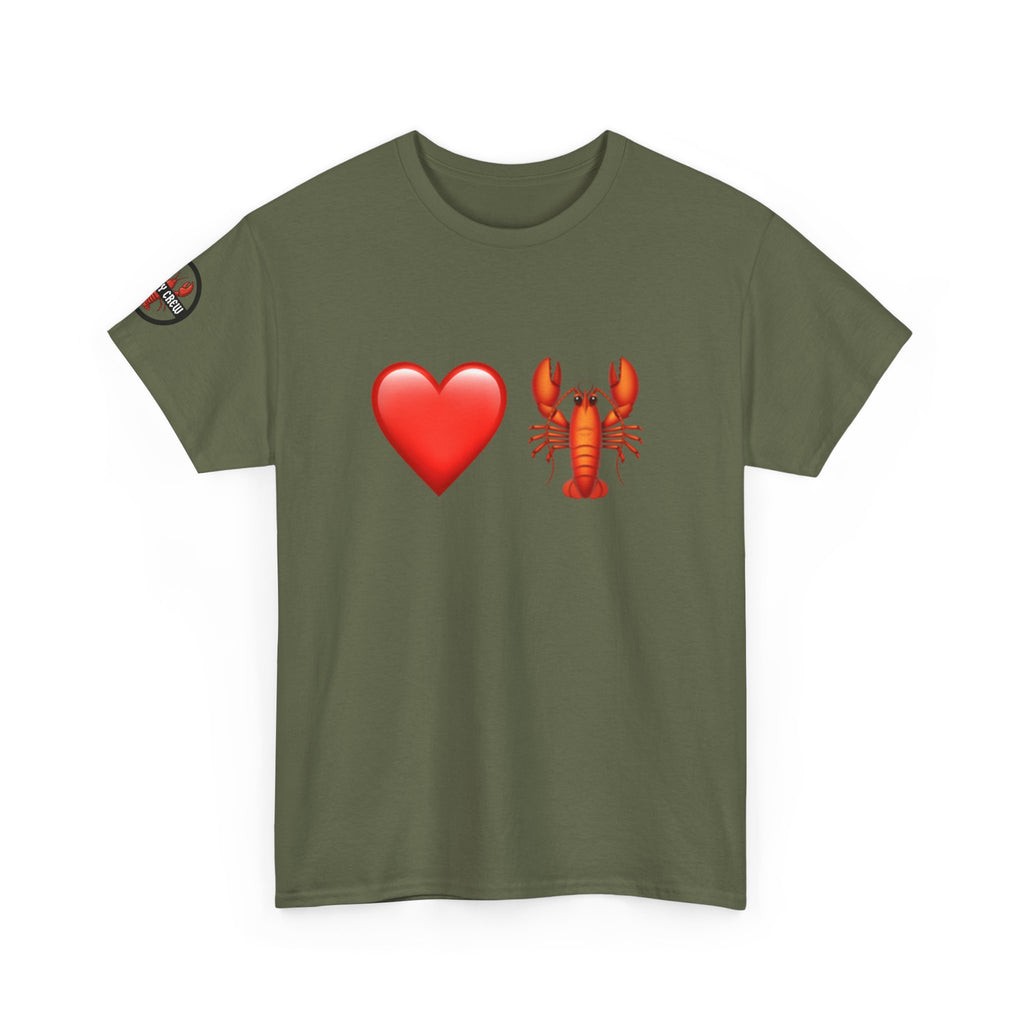 Heart & Lobster T-Shirt — Molty Crew Tee
