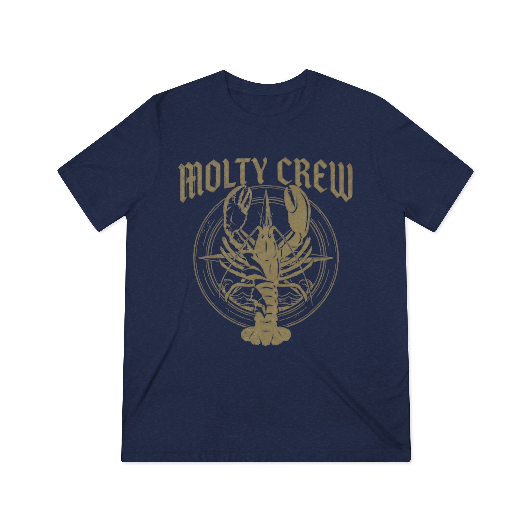 Molty Crew Lobster Tee — Retro Nautical Seafood Shirt