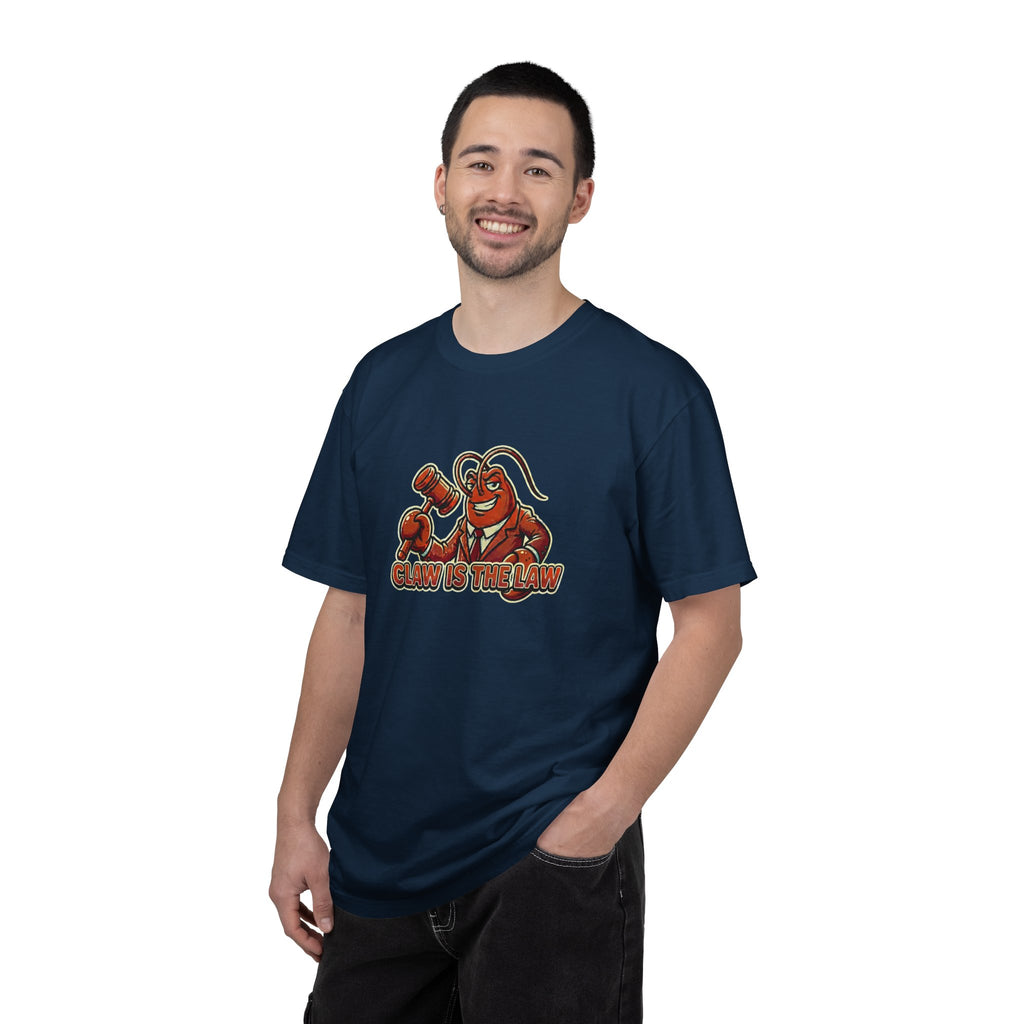 Claw Is The Law T-Shirt — Funny Lobster Judge Graphic Tee