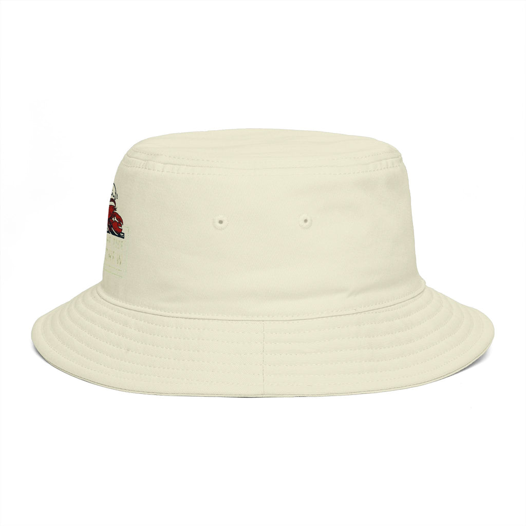 Respect The Tide Molty Crew Bucket Hat — Retro Surf Patch