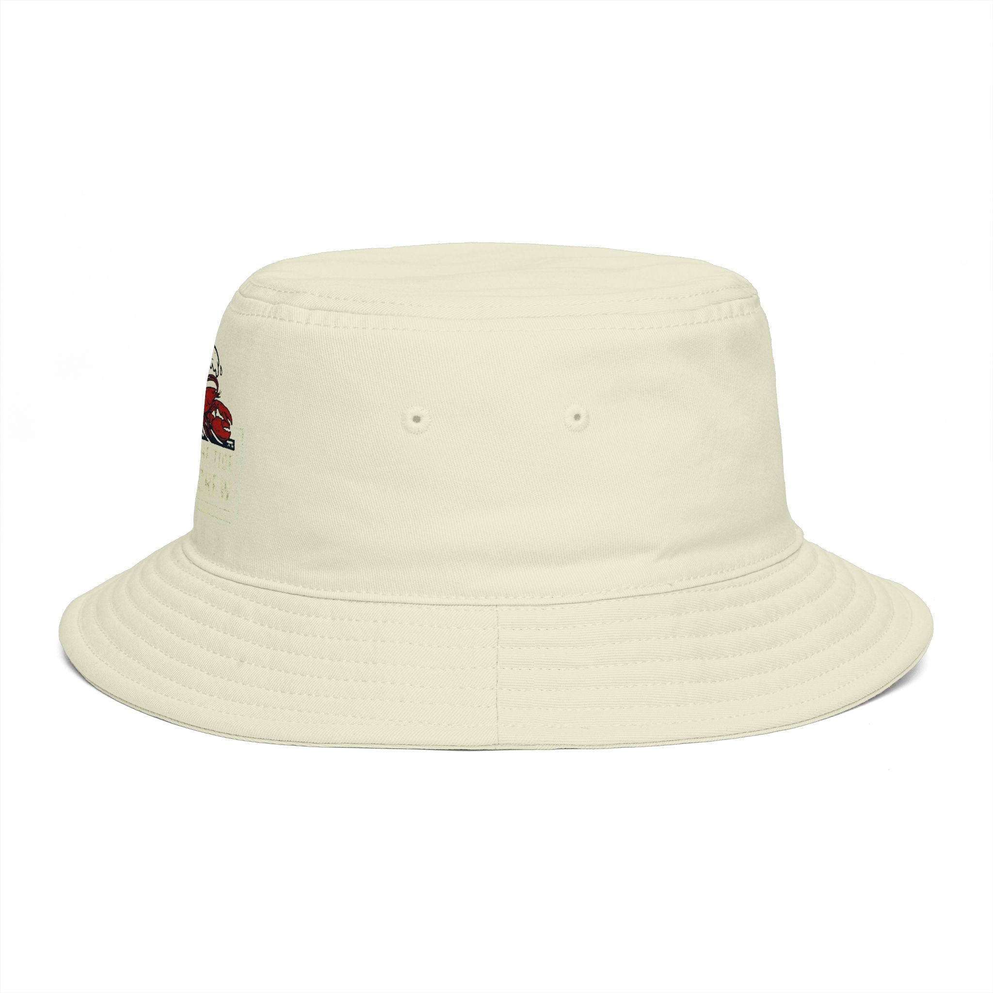 Respect The Tide Molty Crew Bucket Hat — Retro Surf Patch