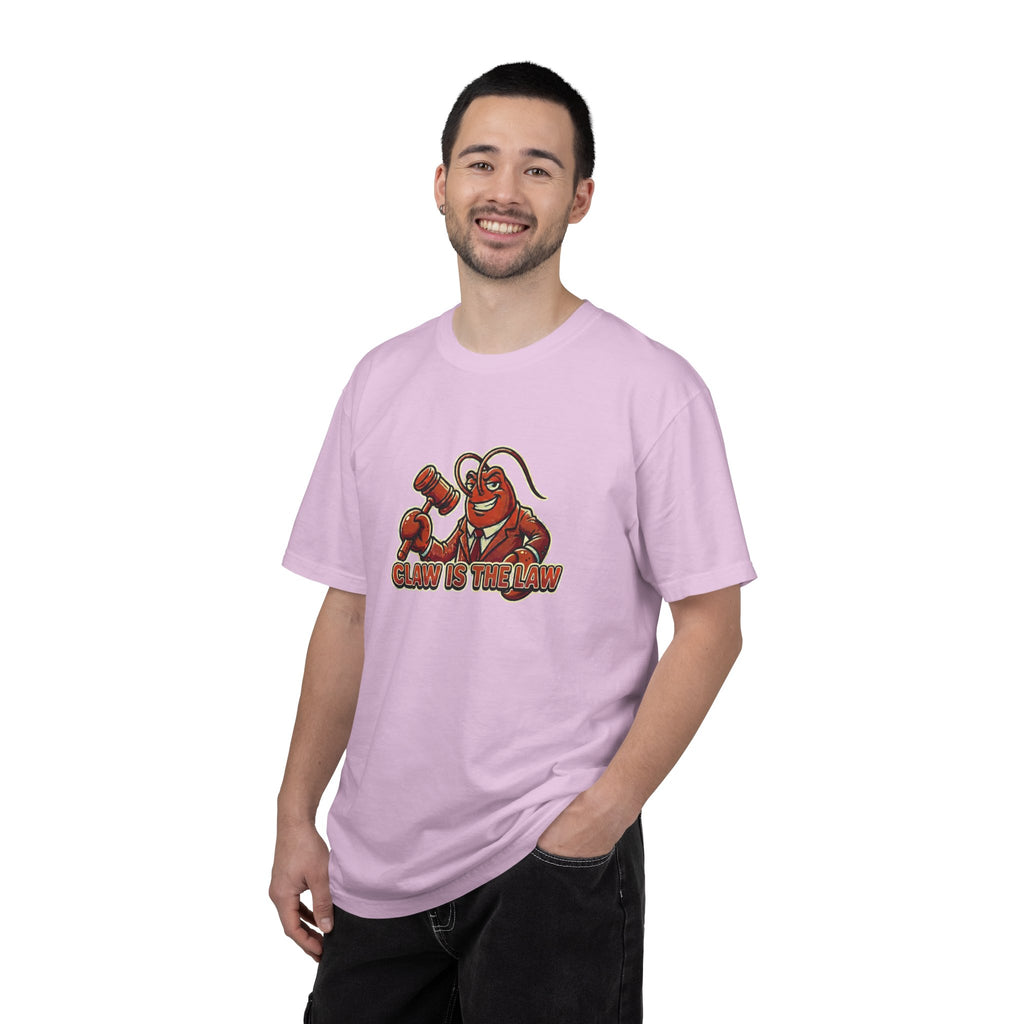 Claw Is The Law T-Shirt — Funny Lobster Judge Graphic Tee