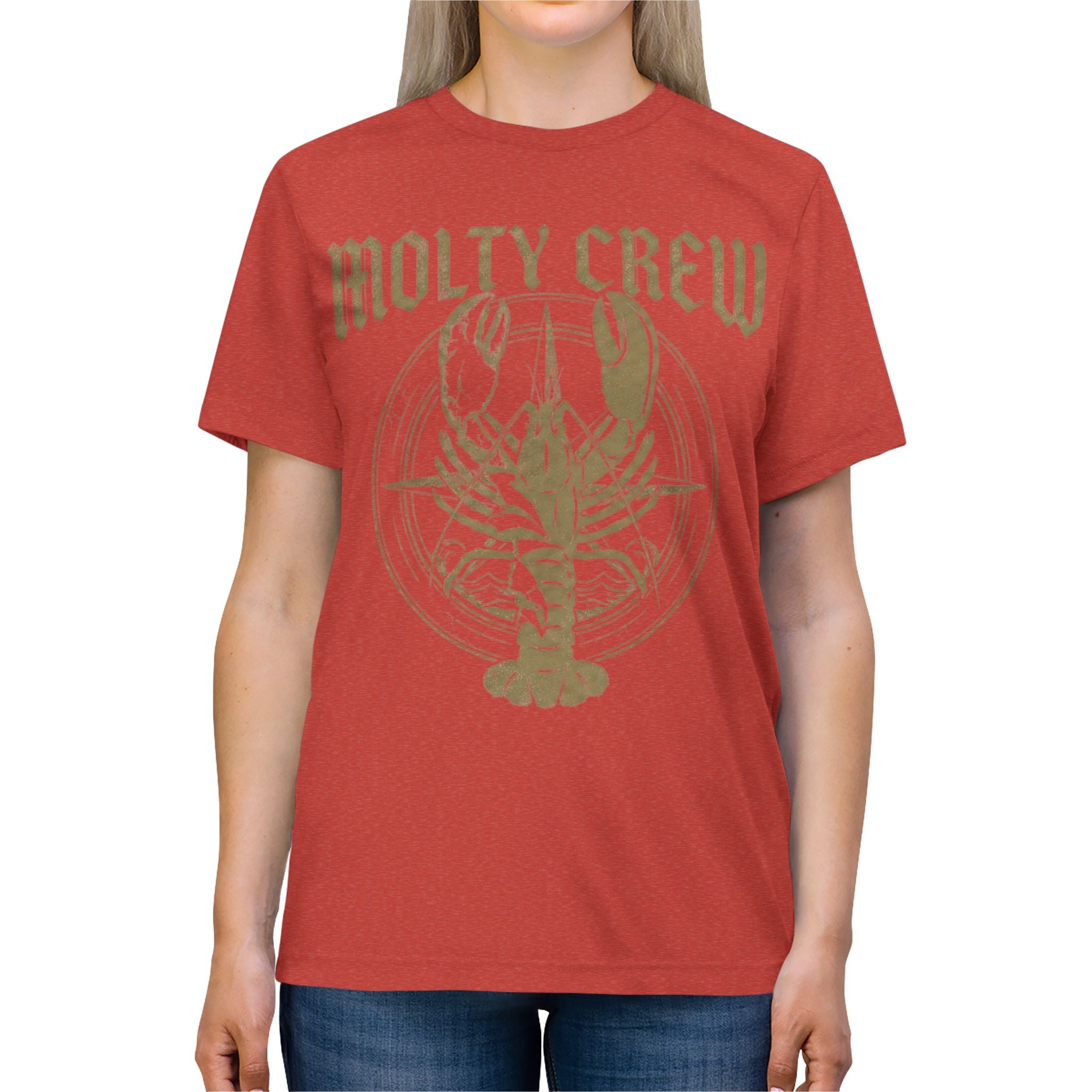Molty Crew Lobster Tee — Retro Nautical Seafood Shirt